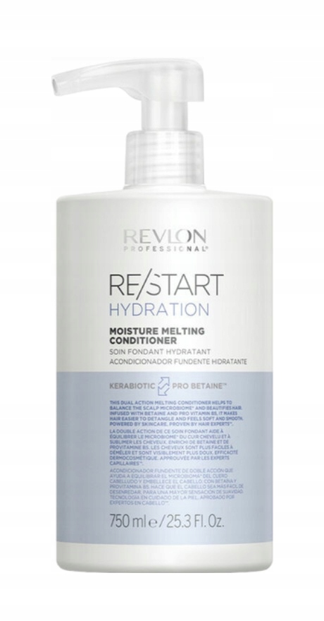 Revlon Restart Hydration Conditioner Odżywka nawilżająca do włosów 750 ml