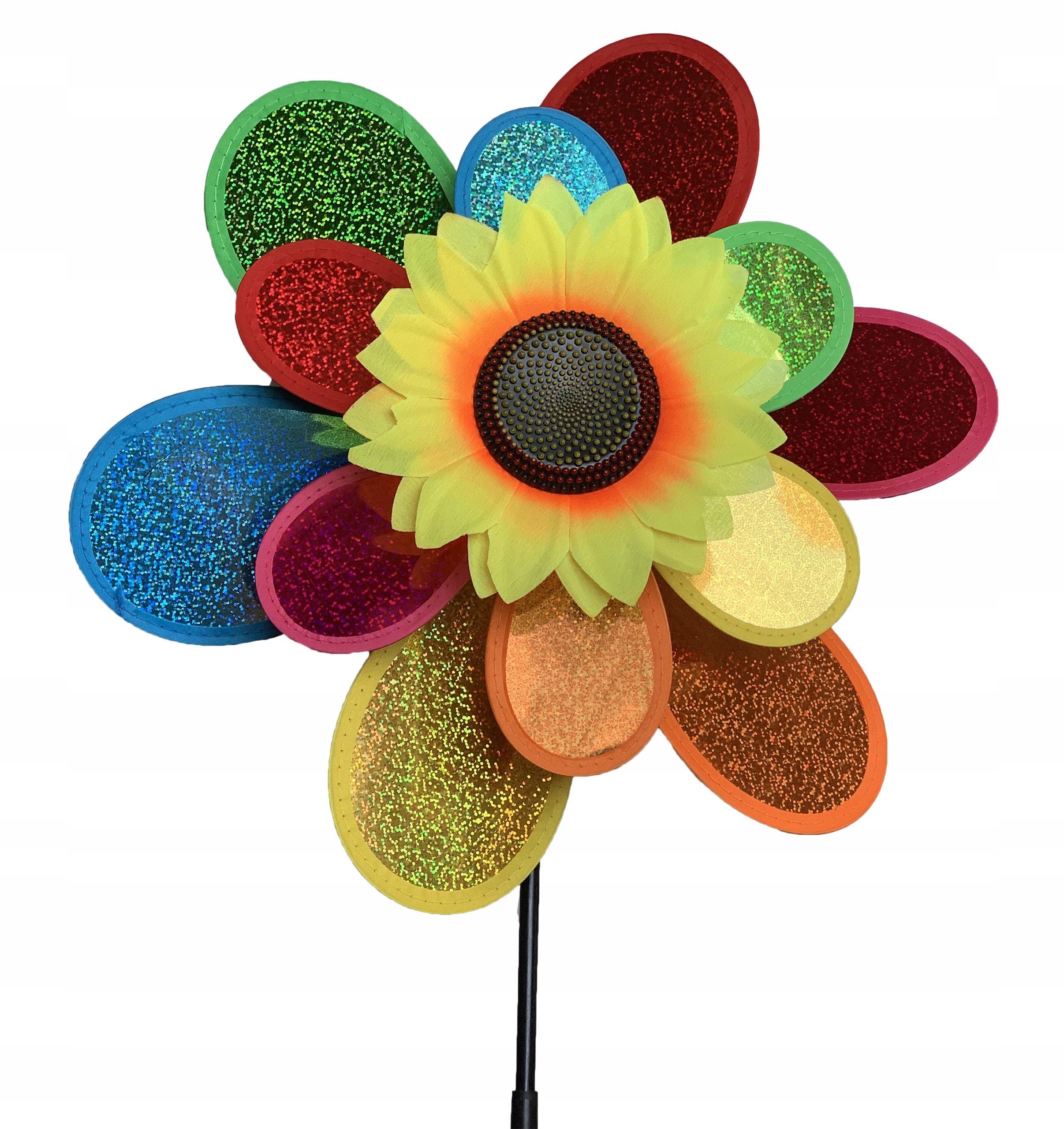 

Wiatrak Wiatraczek Ogrodowy Kolorowy Tęczowy