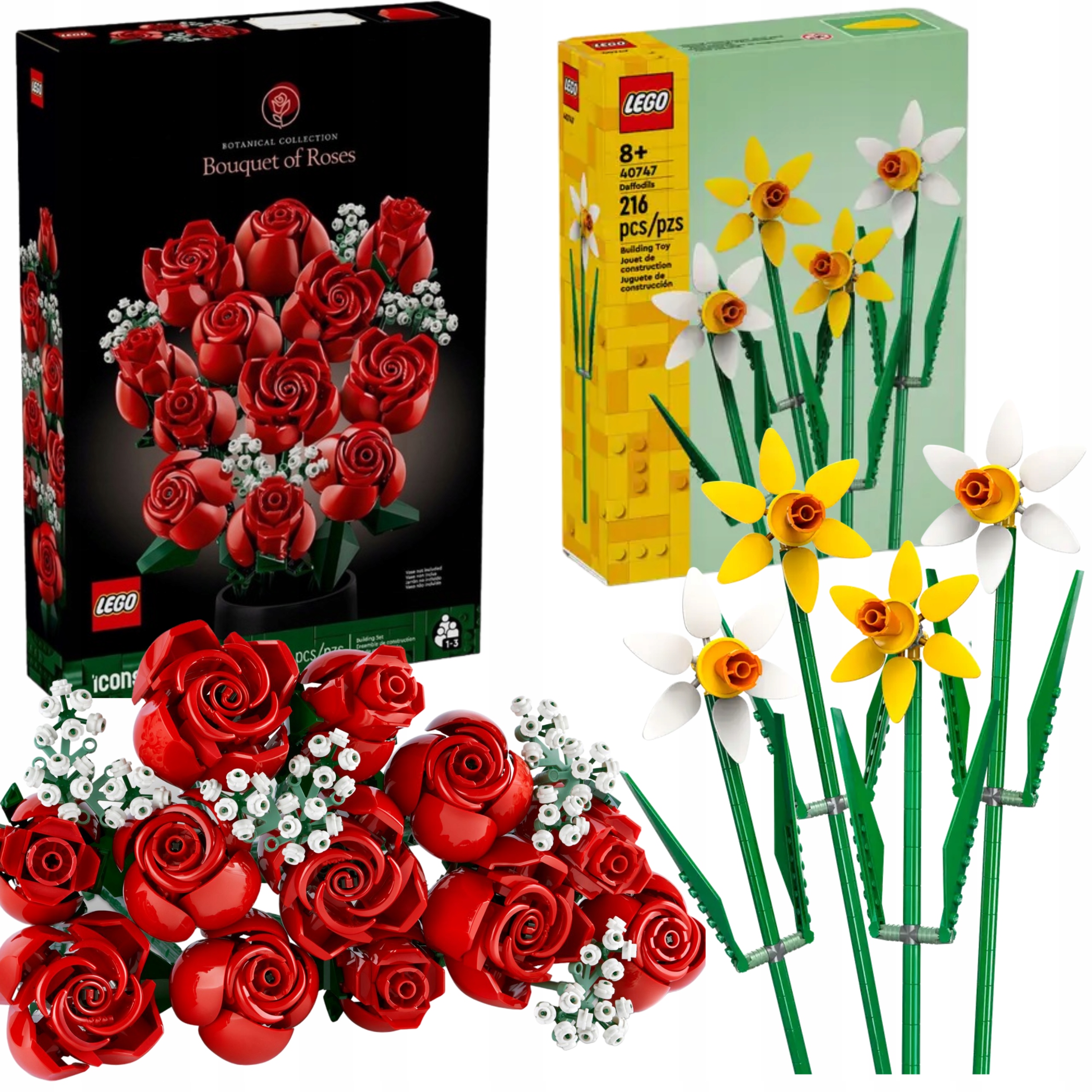 Lego Icons 10328 Kytice Růží Valentýnský dárek pro ni Dárek