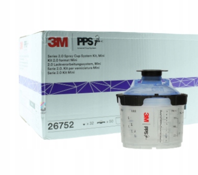 3M 26752 Pps 2.0 Sada Šálok 200 ml 125 Mokrónov Na Lakovanie