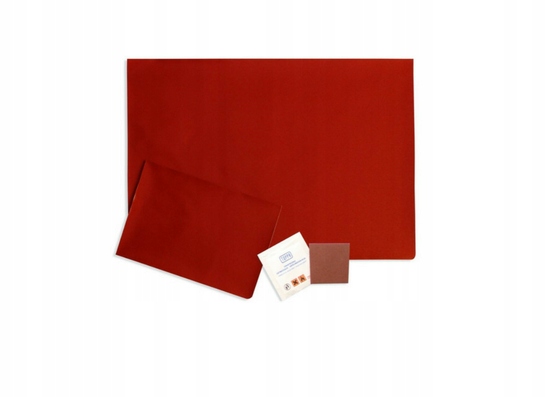 ZESTAW naprawczy do PLANDEK czerwony ŁATA 44x32cm