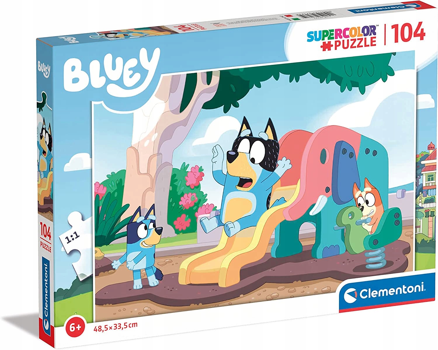 

Puzzle 104 Bluey psy pieski z bajki 27171