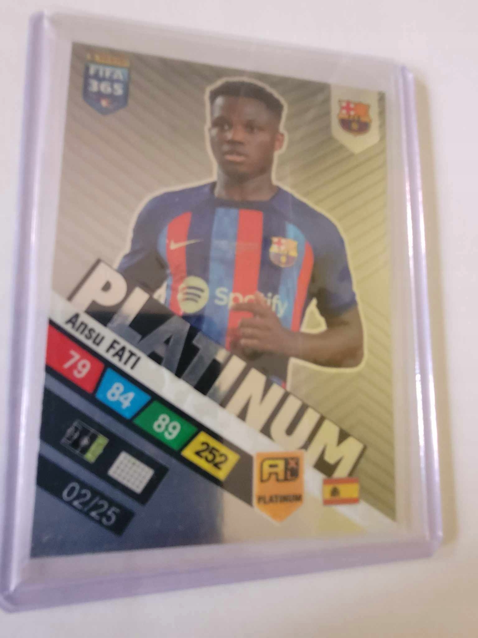 Fifa 365 Platinum Stříbrná Ansu Fati 02/25