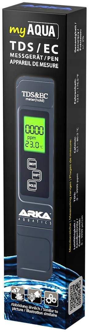 Levně Měřič Tds Digitální Teploměr Tester Kvality Vody Pro Akvárium Měření Teploty