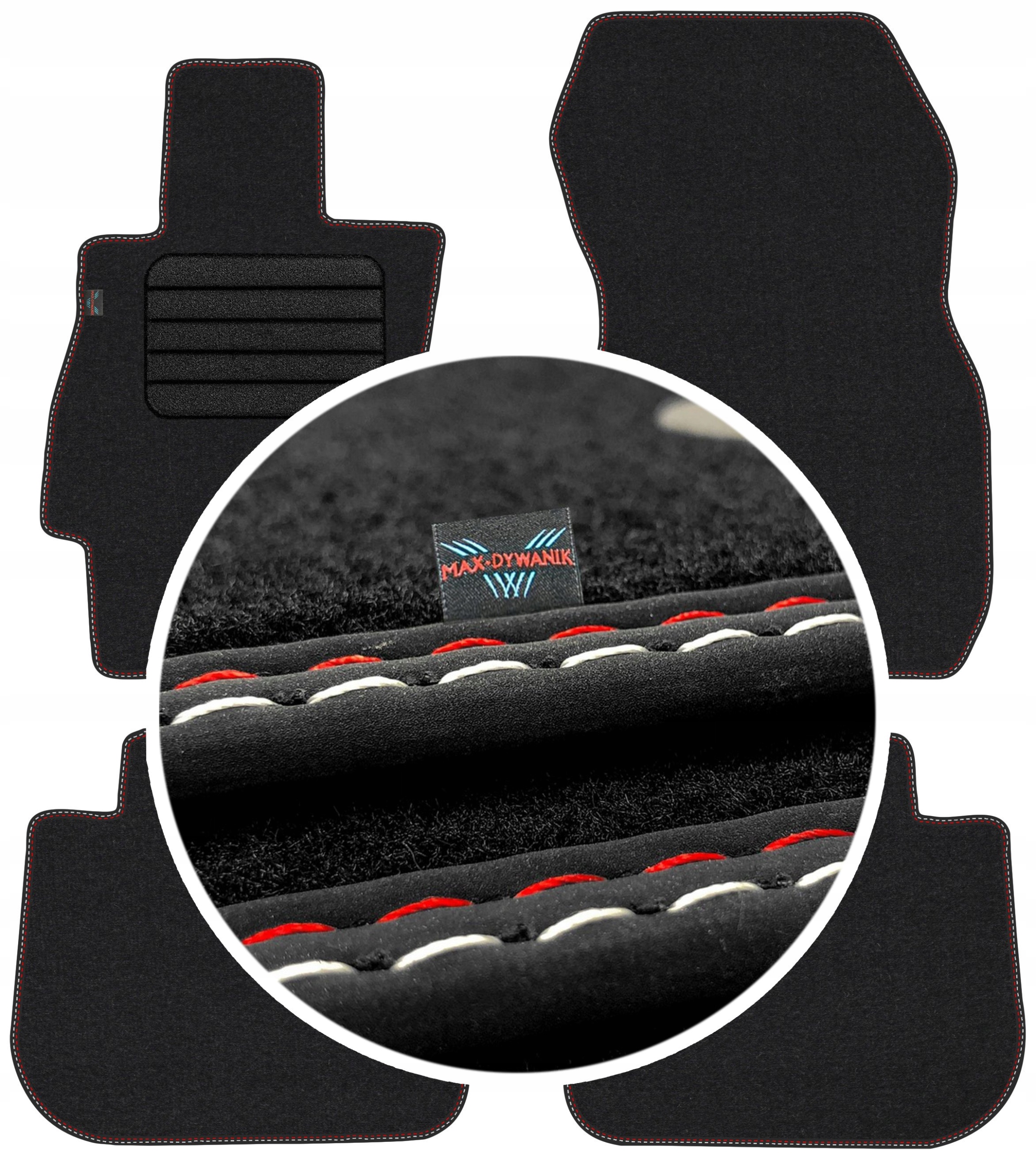 Subaru Outback IV 2009-2014 Velurové autokoberce Koberce do auta