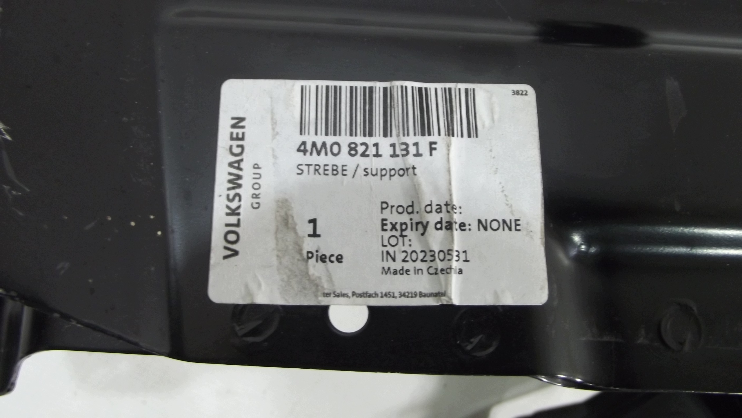 Audi Q7 Console Support plaque Aile Gauche Avant 4M0821131F