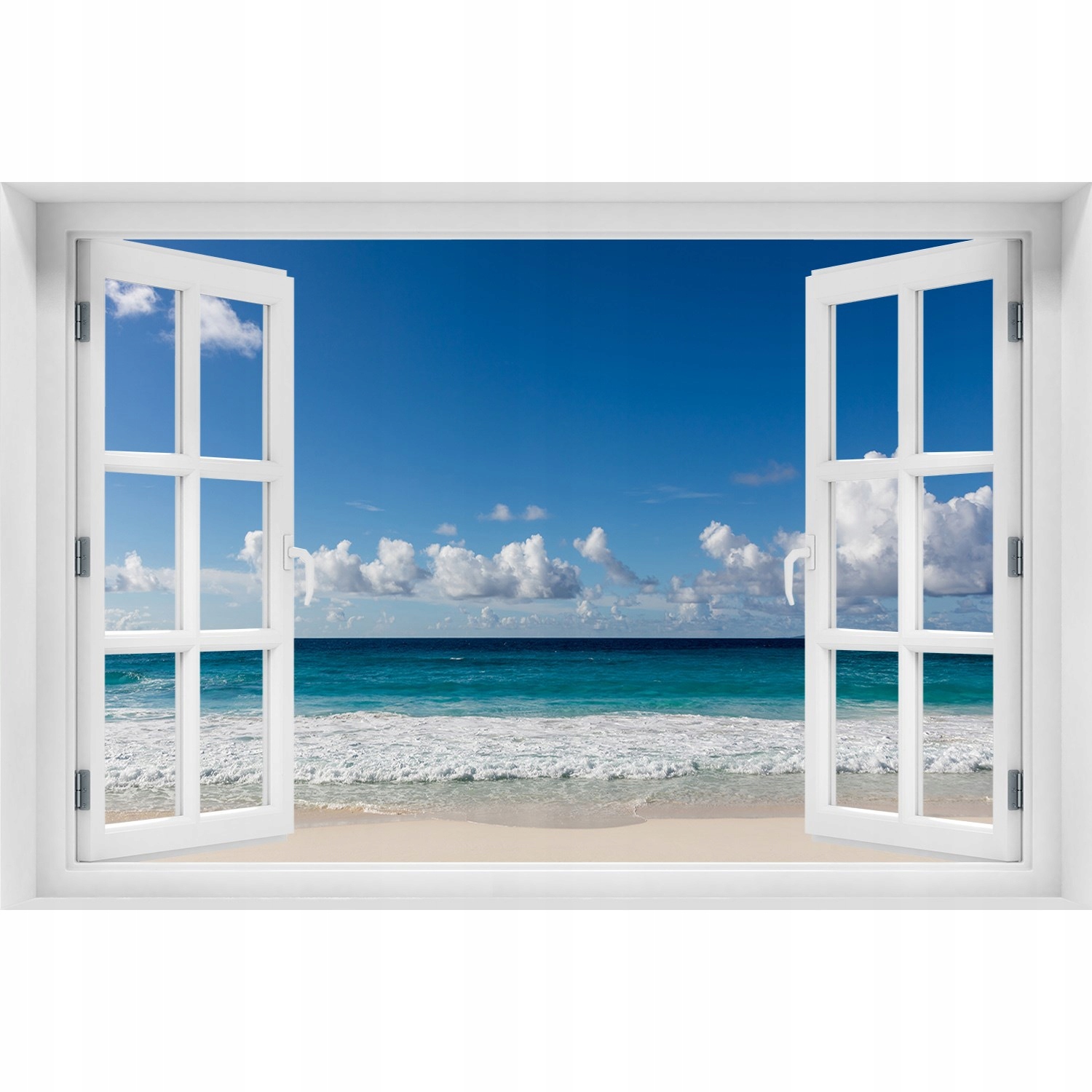 

Okno Naklejka ścienna Plaża Seszele 150x100