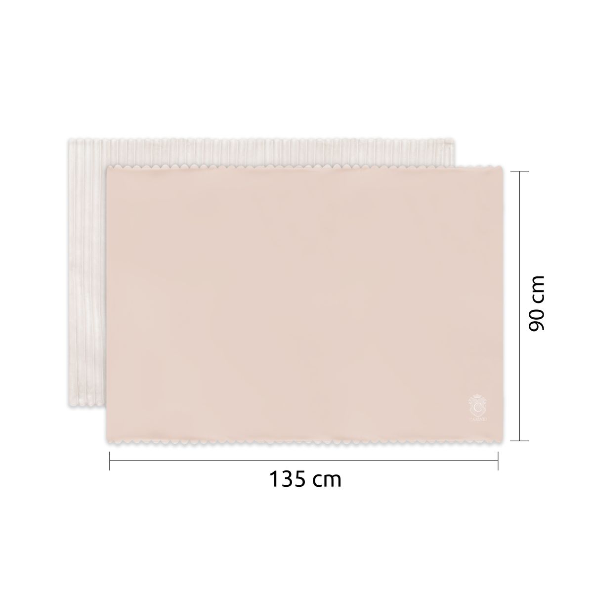 Levně Deka Zavinovačka Carinio Sophie Oboustranná Velká Možnost praní 90x135