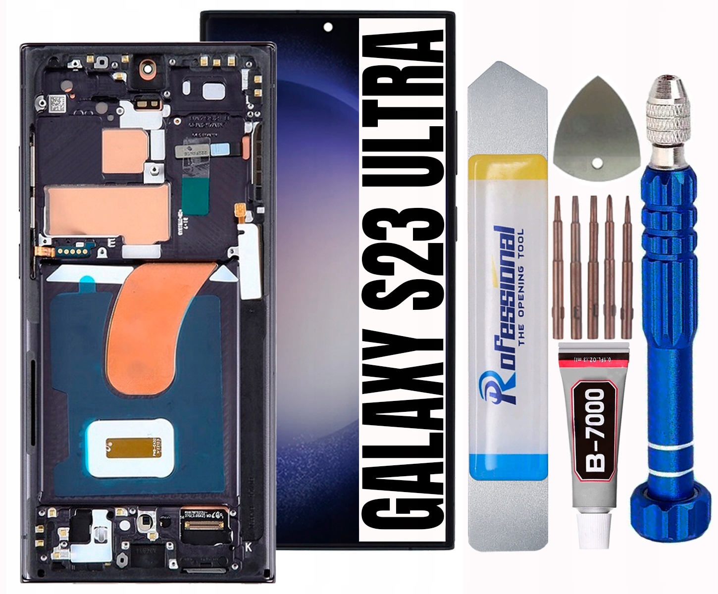 Displej Pro Samsung Galaxy S23 Ultra 5G S918 S918B Oled Displej Rámeček
