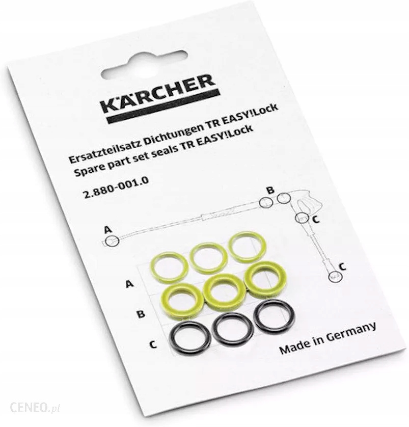 

Karcher zestaw uszczelek Tr Easy!Lock 2.880-001.0