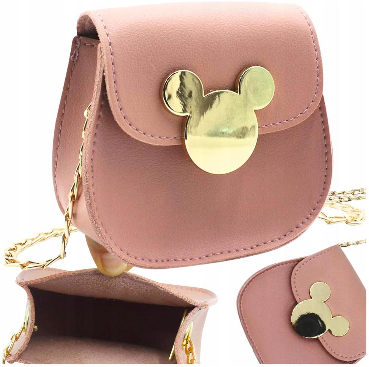 Torebka dla dziewczynki Myszka mała torebeczka na ramię elegancka dziecięca