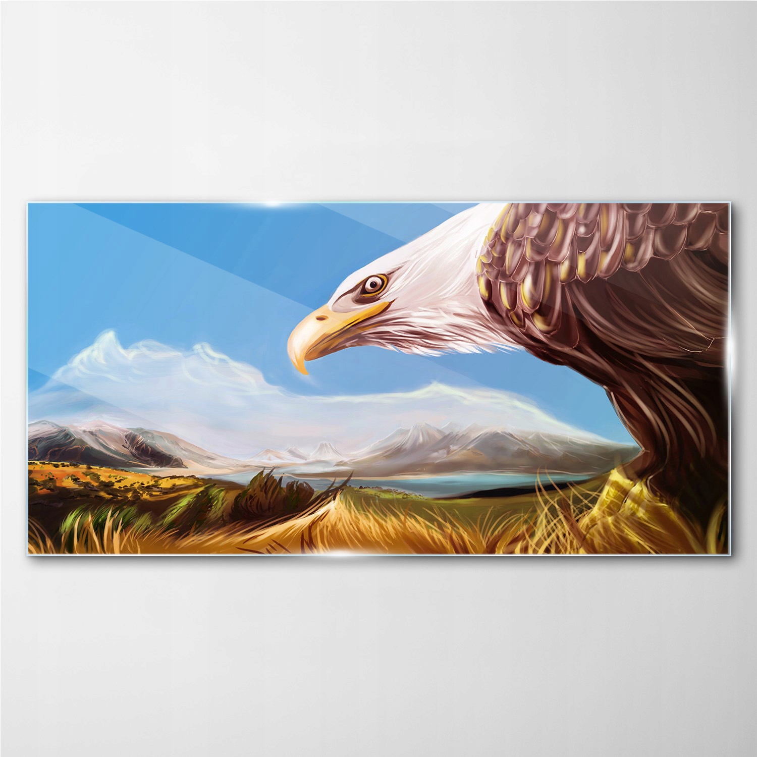 

Szklany obraz Zwierzę ptak orzeł niebo 140x70 cm