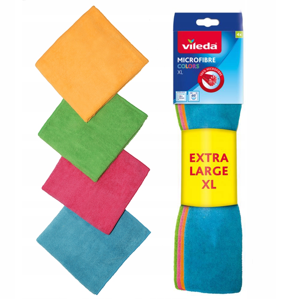 

Vileda Ściereczka XL Mikrofibra Colors Extra 4 Szt
