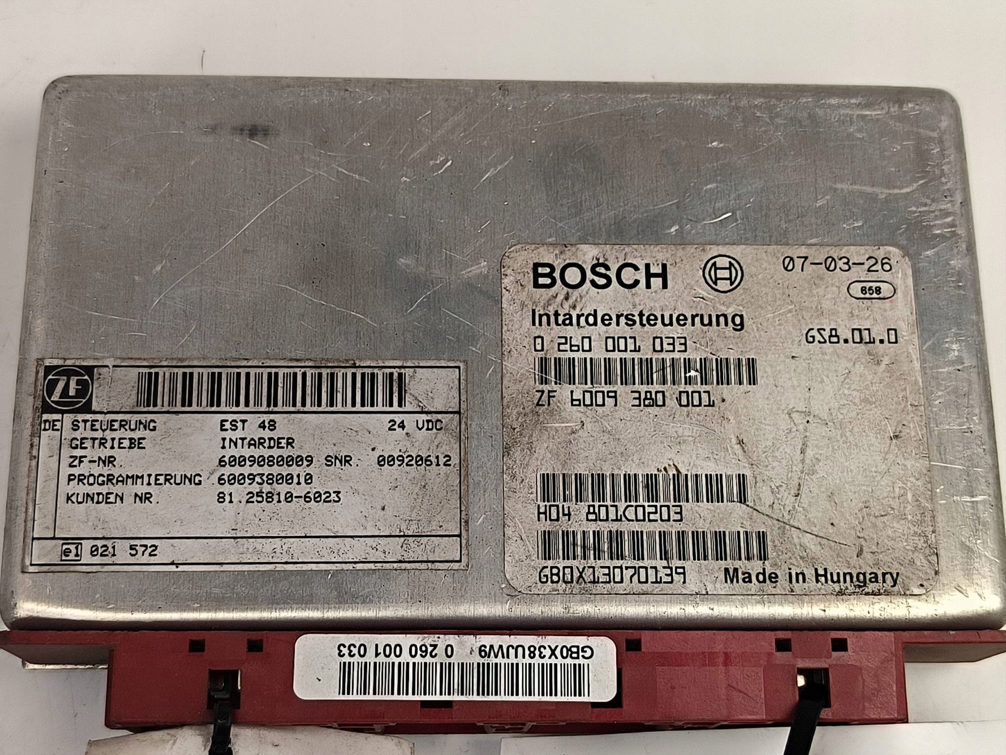 Module INTARDERA 0260001033 MAN TGA