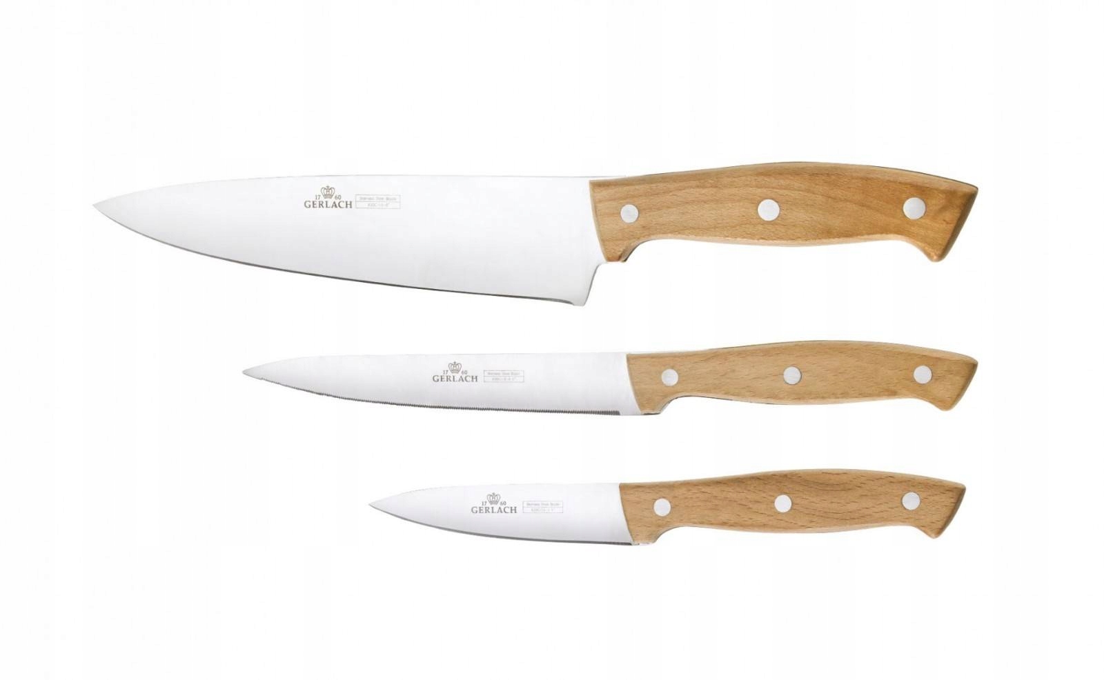 

Zestaw Noży Gerlach Country 3SZT