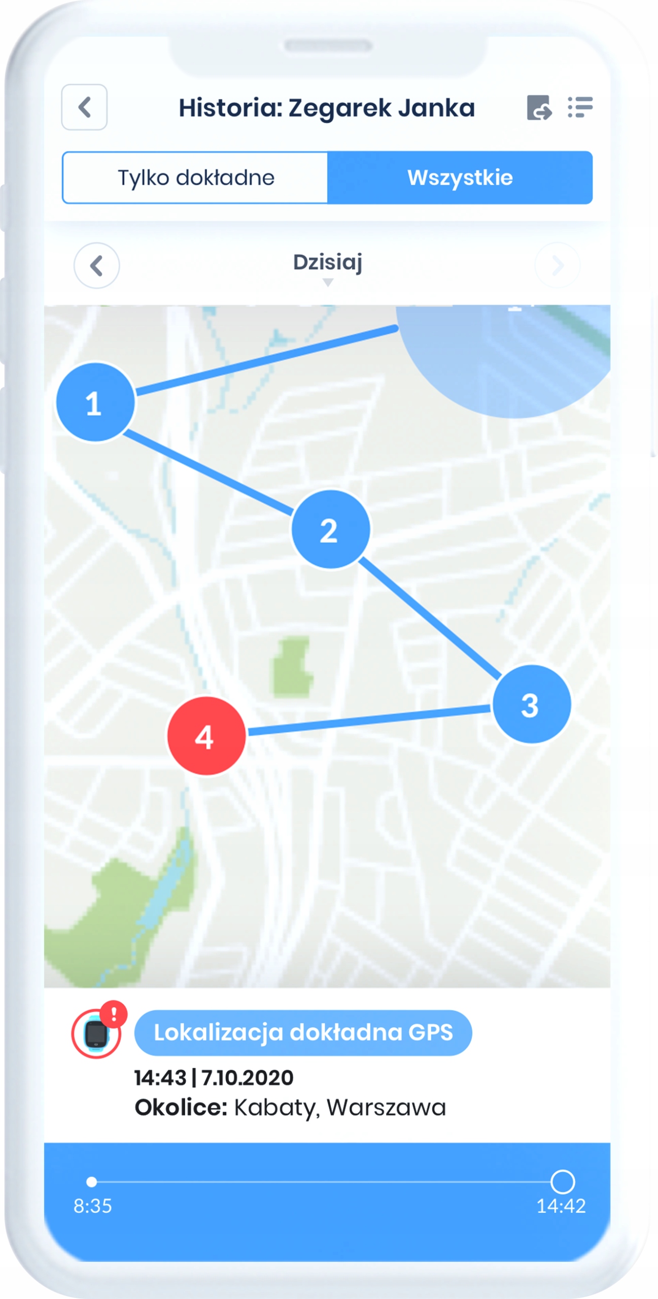 SMARTWATCH ZEGAREK DLA DZIECI GPS APP WIFI ZIELONY Złącza microSIM
