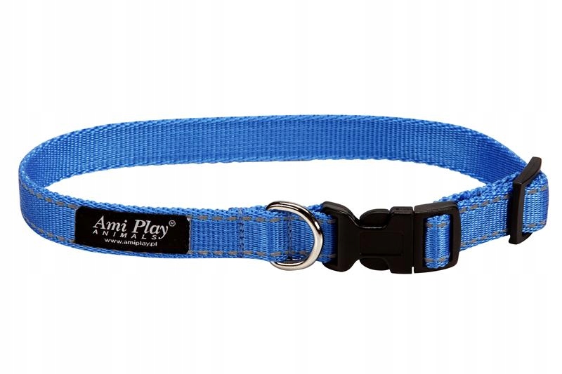 

Ami Play Obroża XL 45-70/2,5cm Refl nieb.