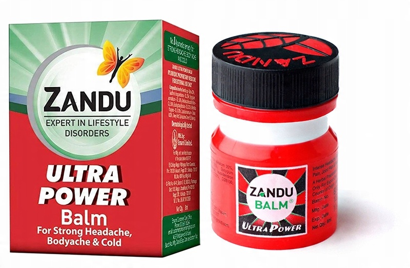 

Zandu Balm Ultra Power Balsam Przeciwbólowy 8 ml