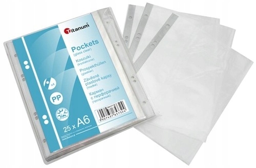 

Koszulki krystaliczne A6 25 sztuk