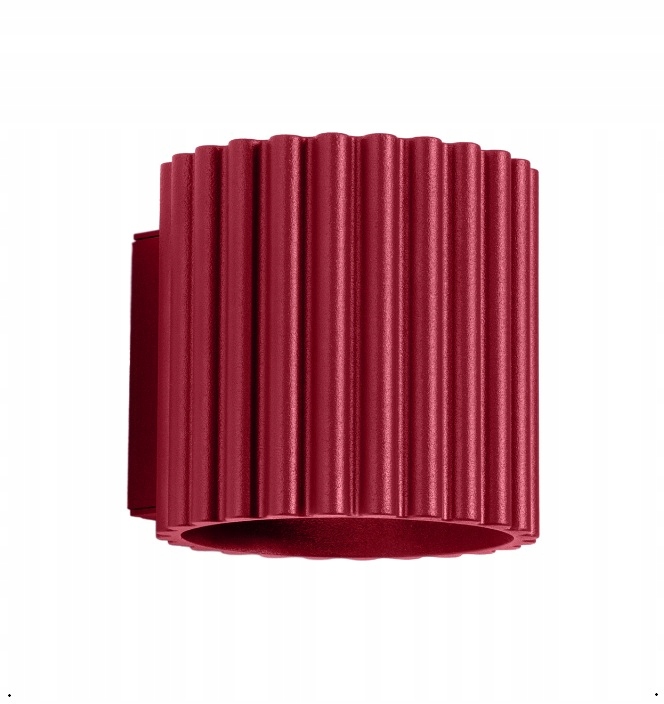 Lampa Ścienna Kinkiet Do Salonu Pokoju Sypialni Jadalni Aure Burgund G9
