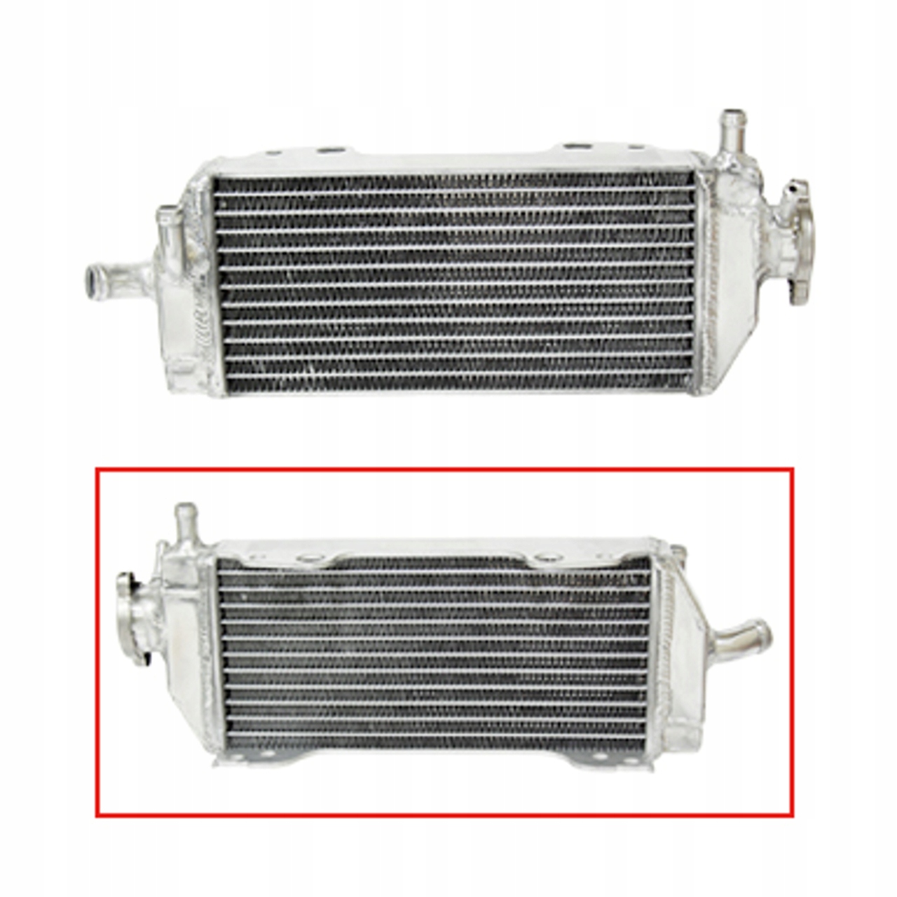 Chladič Vody Kvapaliny Suzuki Rm 125 01-08 Posilnený Vpravo