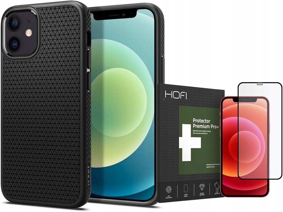 

Spigen Etui Obudowa Do Iphone 12 Mini +szkło Full