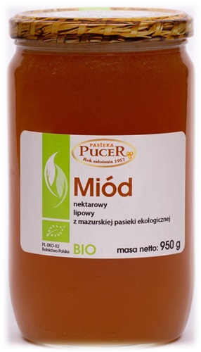 Miód lipowy Bio 950 g
