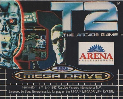 T2 The Arcade Game - SEGA MEGA DRIVE SMD PAL SAM CARTRIDGE