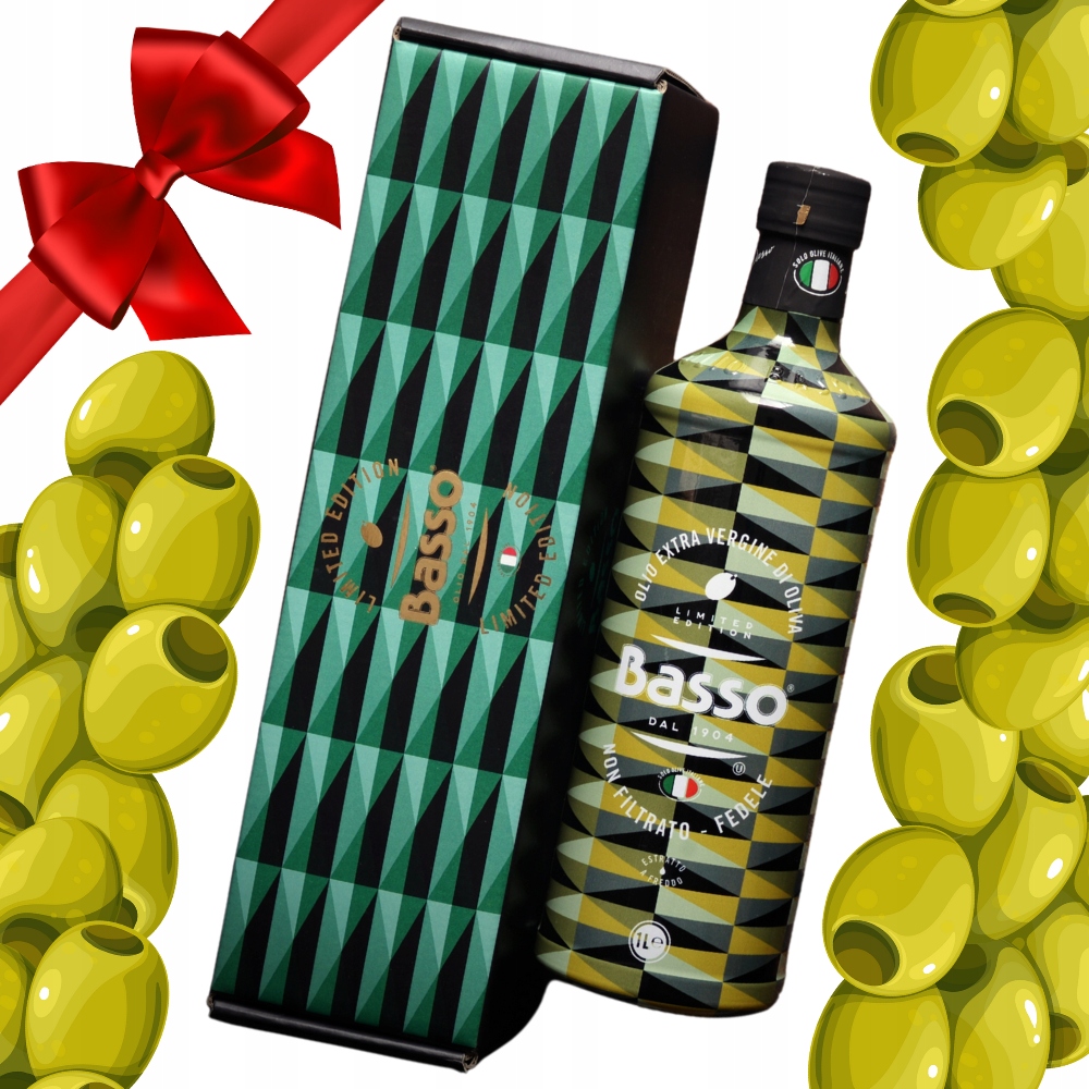 Pomysł Włoska oliwa z oliwek extr vergine niefiltrowana 1L Basso