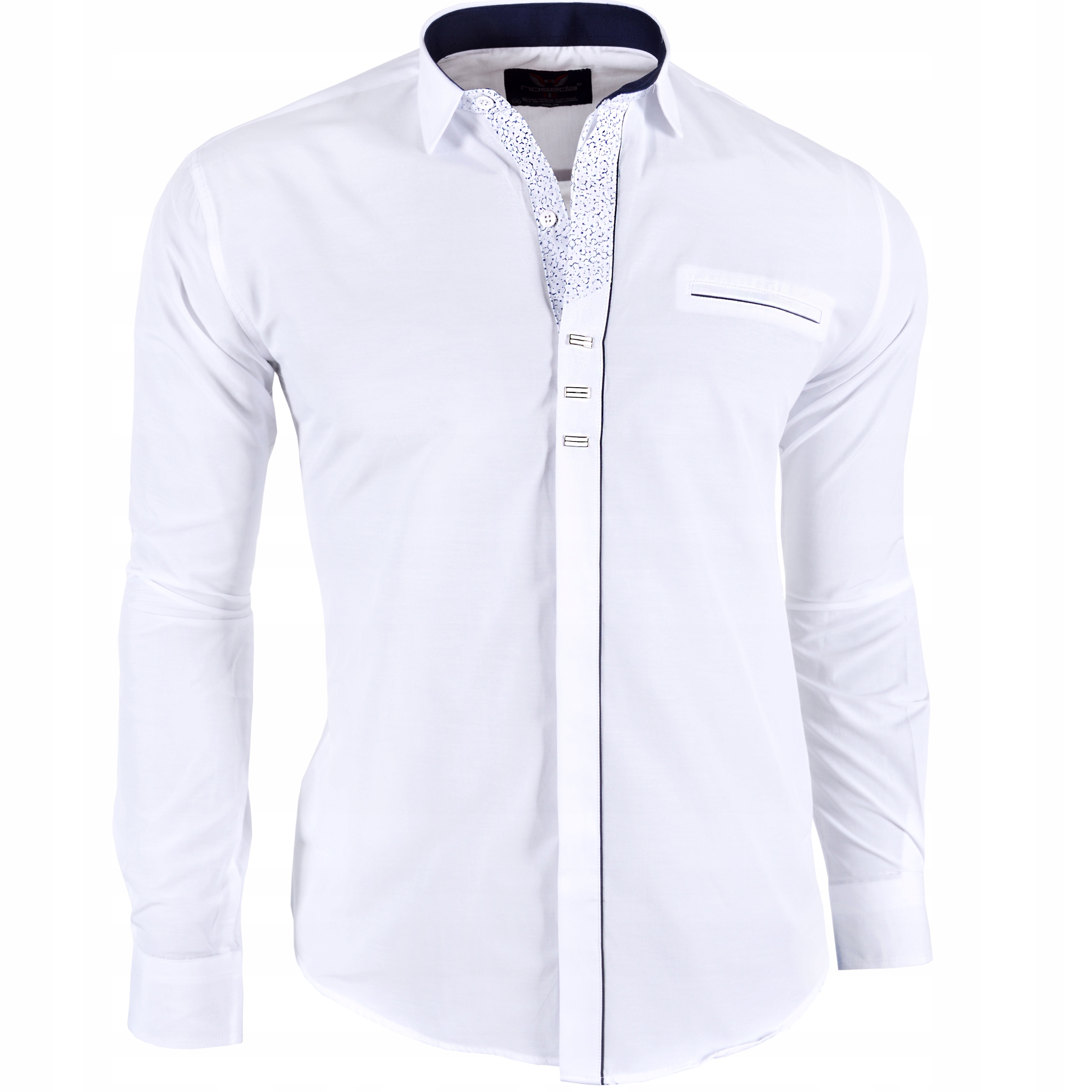 Pánská košile Casual Denní Kontrast