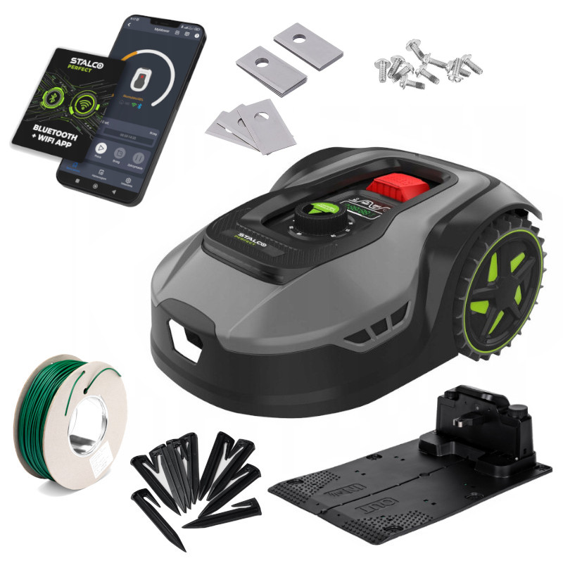 Robotická Kosička RMP950 Automatická Kosačka Na Trávu Stalco 300-900 m²