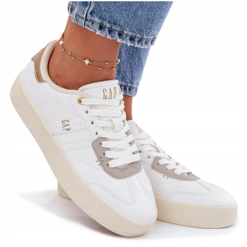 Dámské Nízké Pohodlné Tenisky Gap Boudler GPW6142300070 Bílé 36
