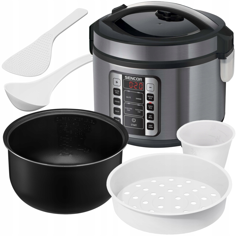 Rýžovar Multicooker Yum Asia Kumo Rýžovar stříbrný