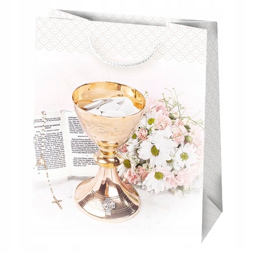 TOREBKA PREZENTOWA OZDOBNA I KOMUNII T4 19X23X10,5 WZ. 1