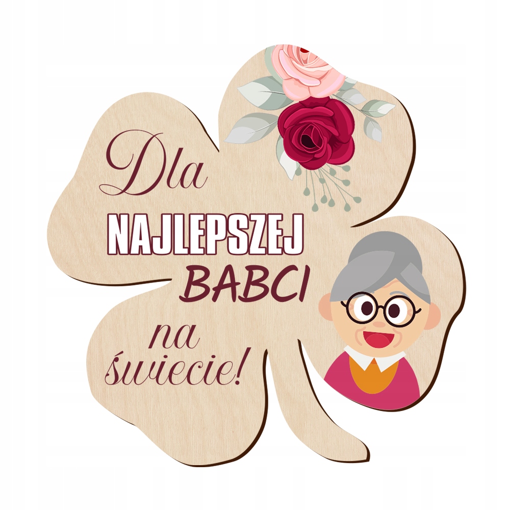 

Na Dzień Babci Upominek Magnes