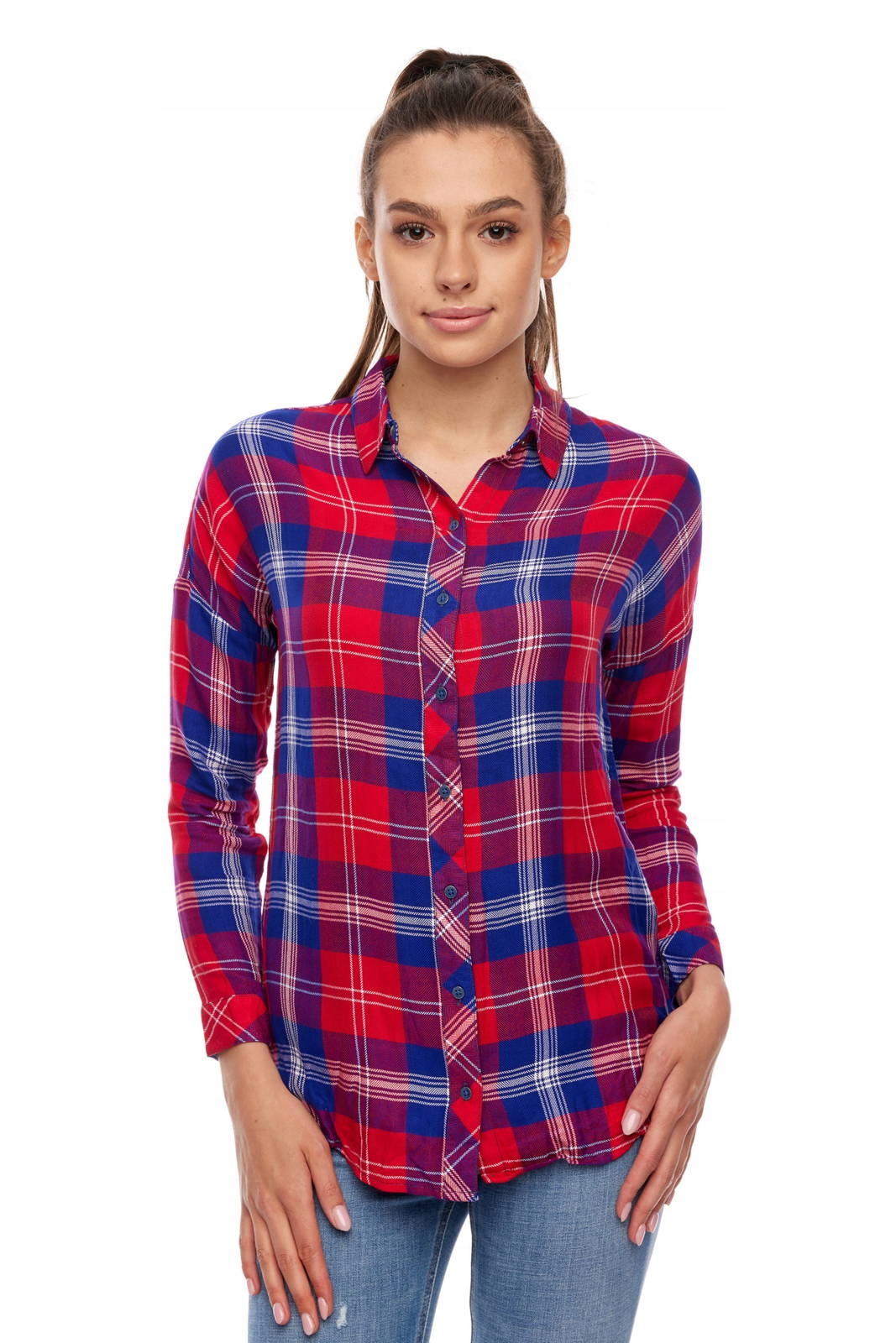 

Wrangler Boyfriend Shirt Lollipop Red W5199LZSK Xs