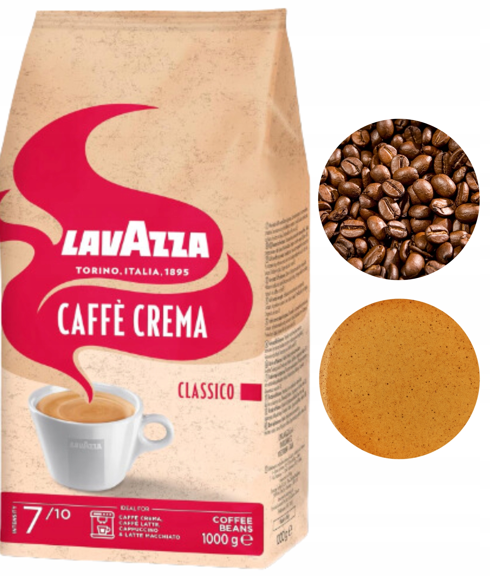 Lavazza Crema Classico kawa ziarnista do ekspresu 1kg
