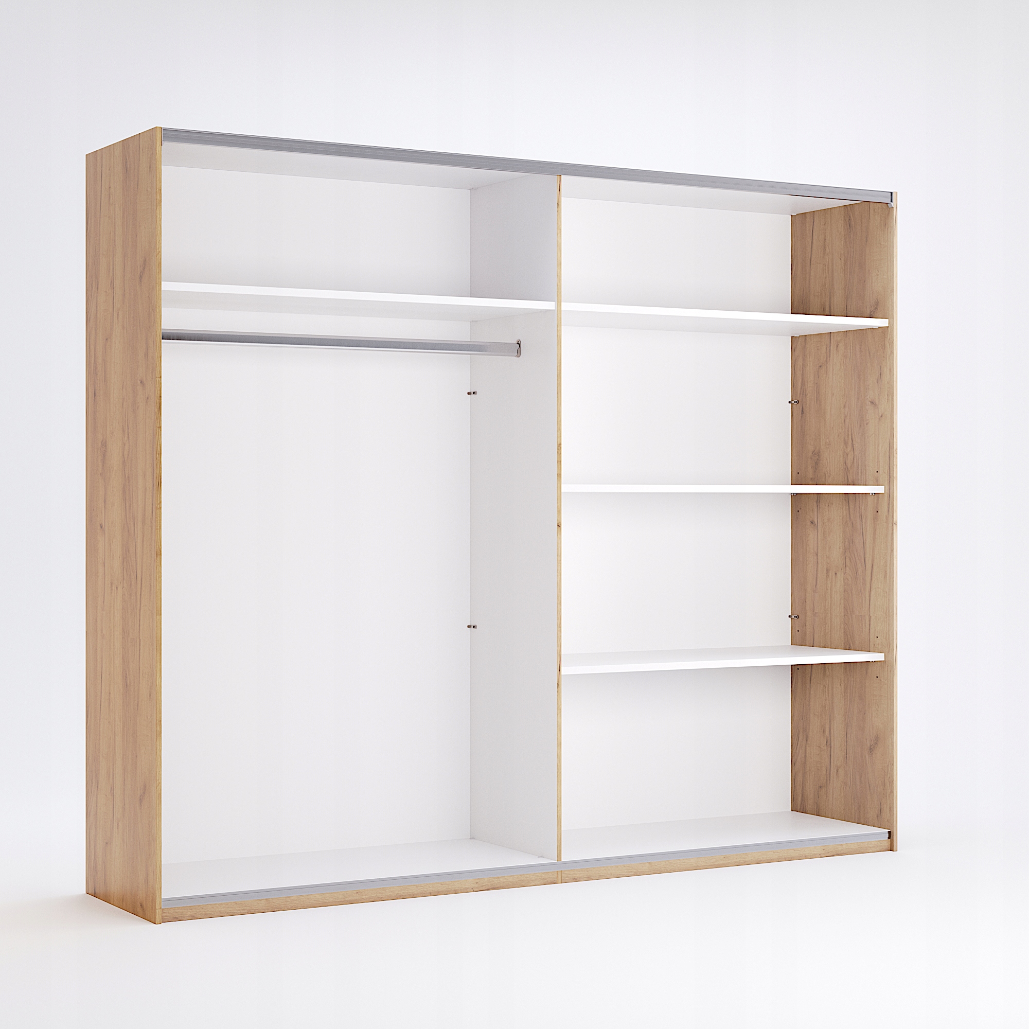 Dodatkowe PÓŁKI do Szafy Przesuwnej 250cm (2szt) Marka inna