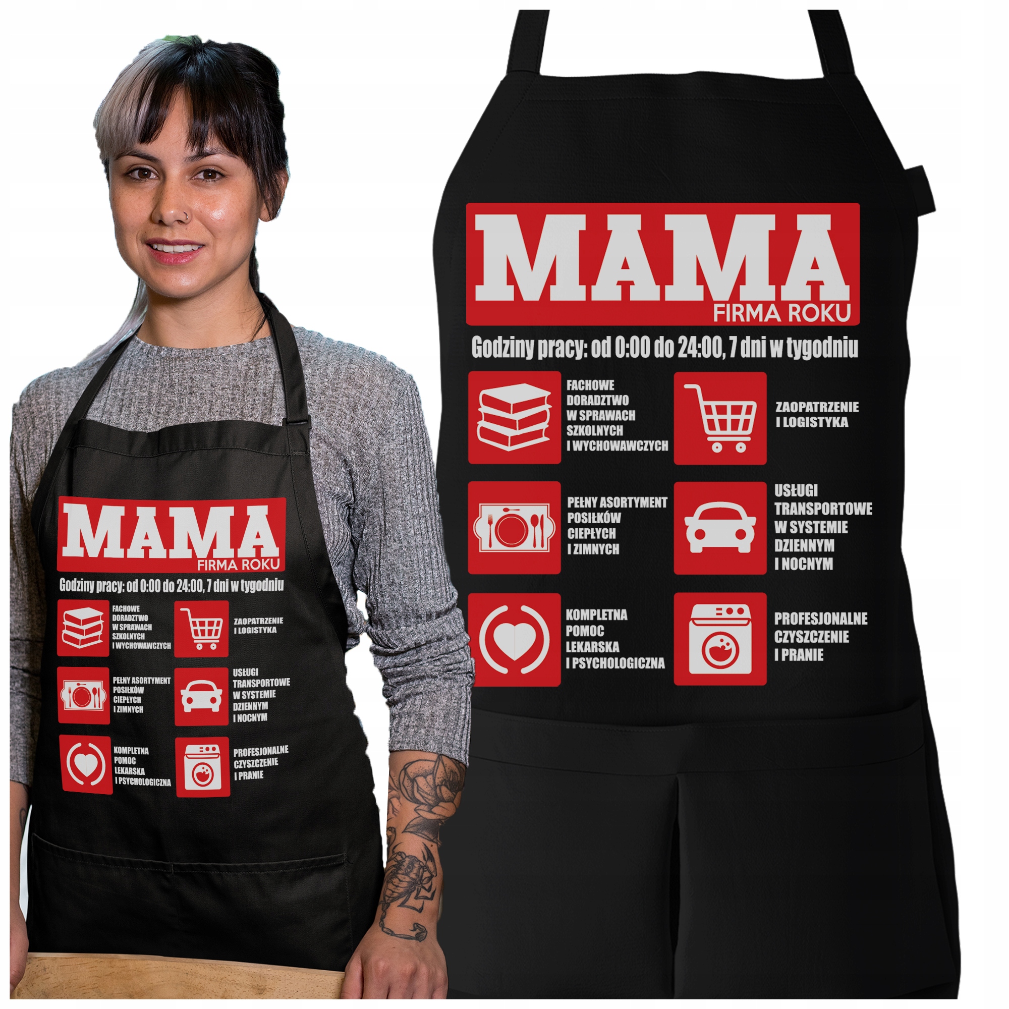

Fartuch Mama Firma Roku Pracuje Na Dobe