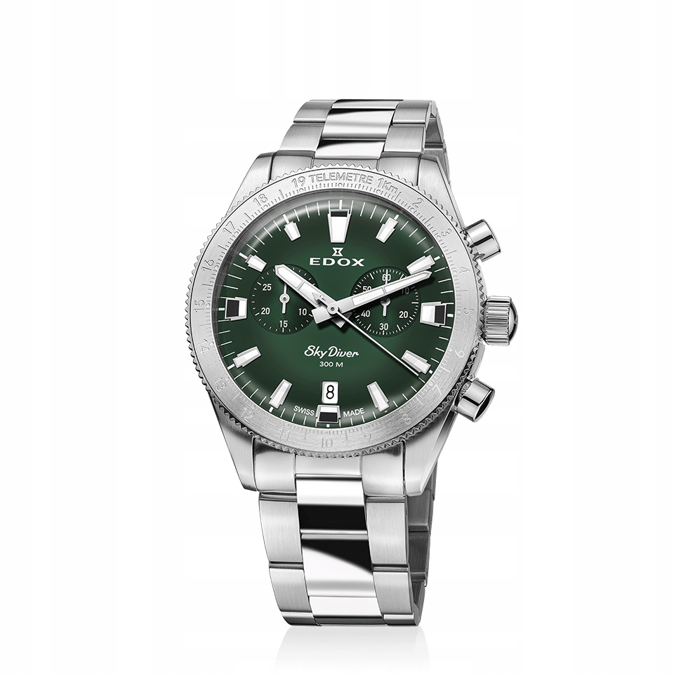 Hodinky Edox Skydiver Chronograph 10116-3-VIDN 40 mm 30ATM Limited