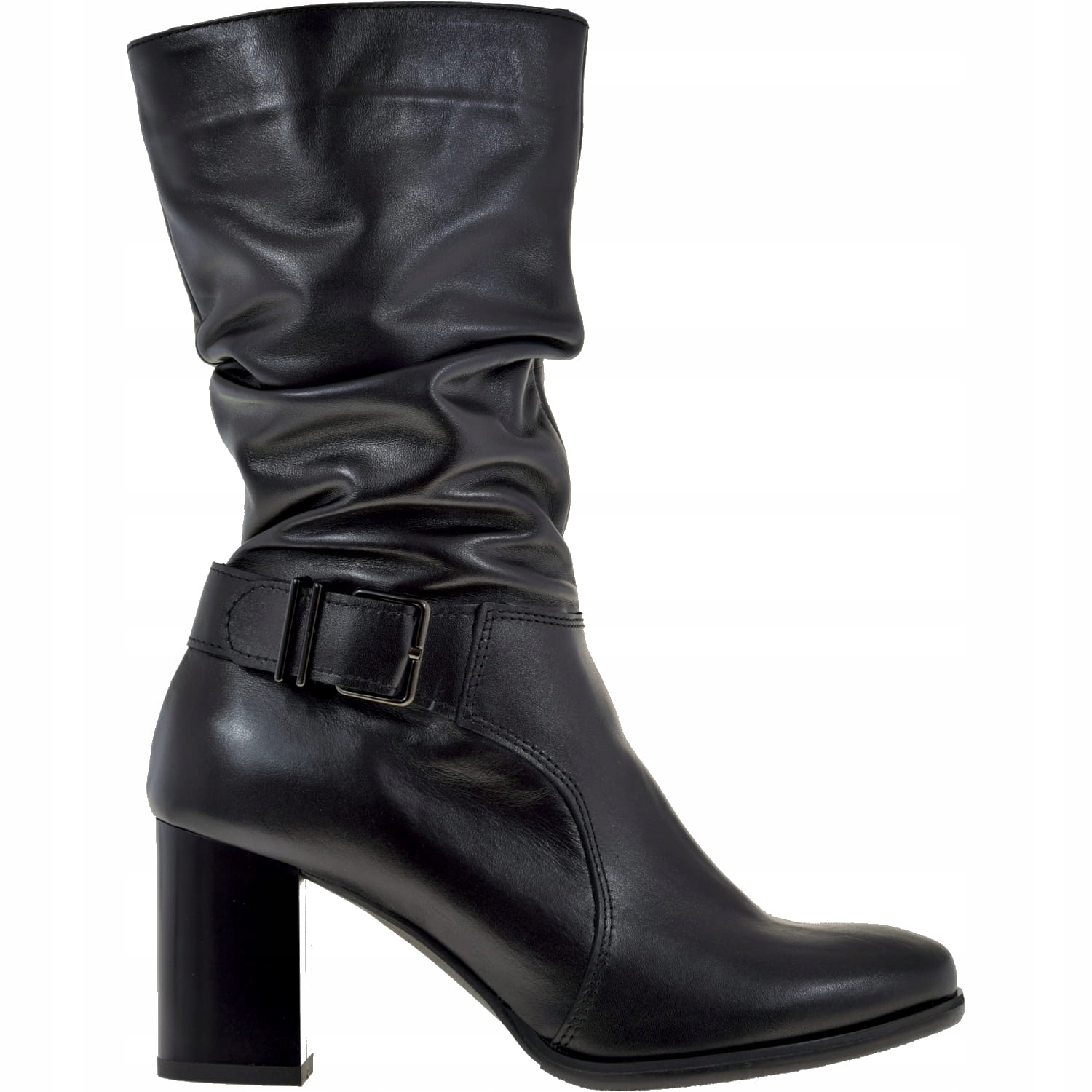 Elegantní Černé Dámské Kozačky Na Zimu Komfort A Styl Galant 743 VEL.40