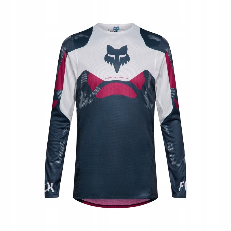 Mikina Motocyklová Fox Flexair Tactile White (XL)