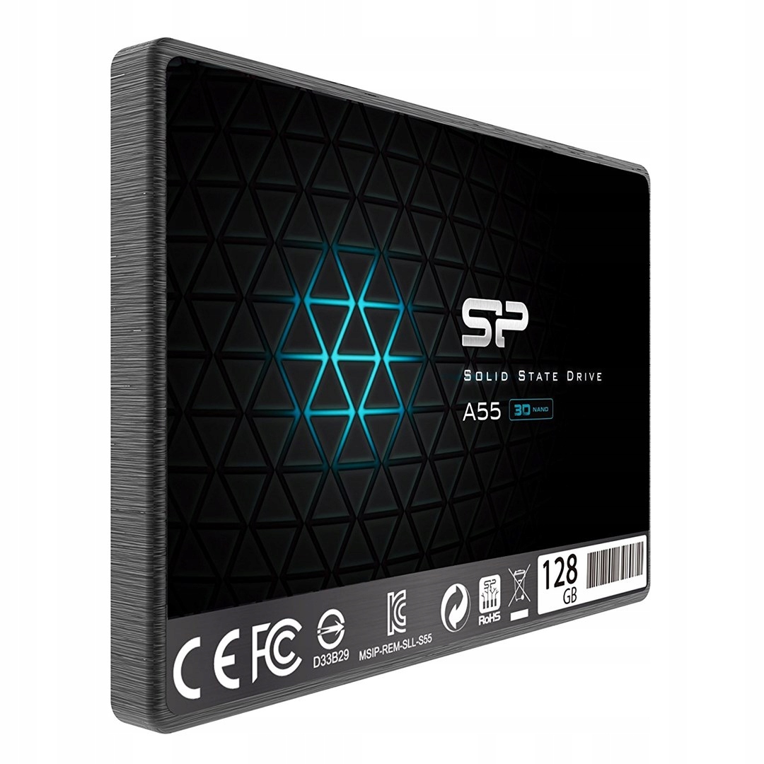 Ssd Silicon Power A55 128GB 2.5 SATA3 3D Nand 7 mm