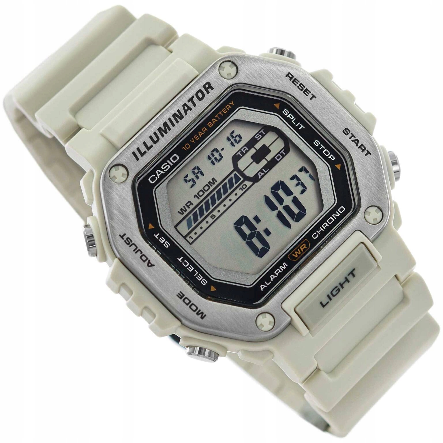 Pánské Hodinky Casio MWD-110H-8AVEF Sportovní Hodinky Na Řemínku Stopky Časovač Data