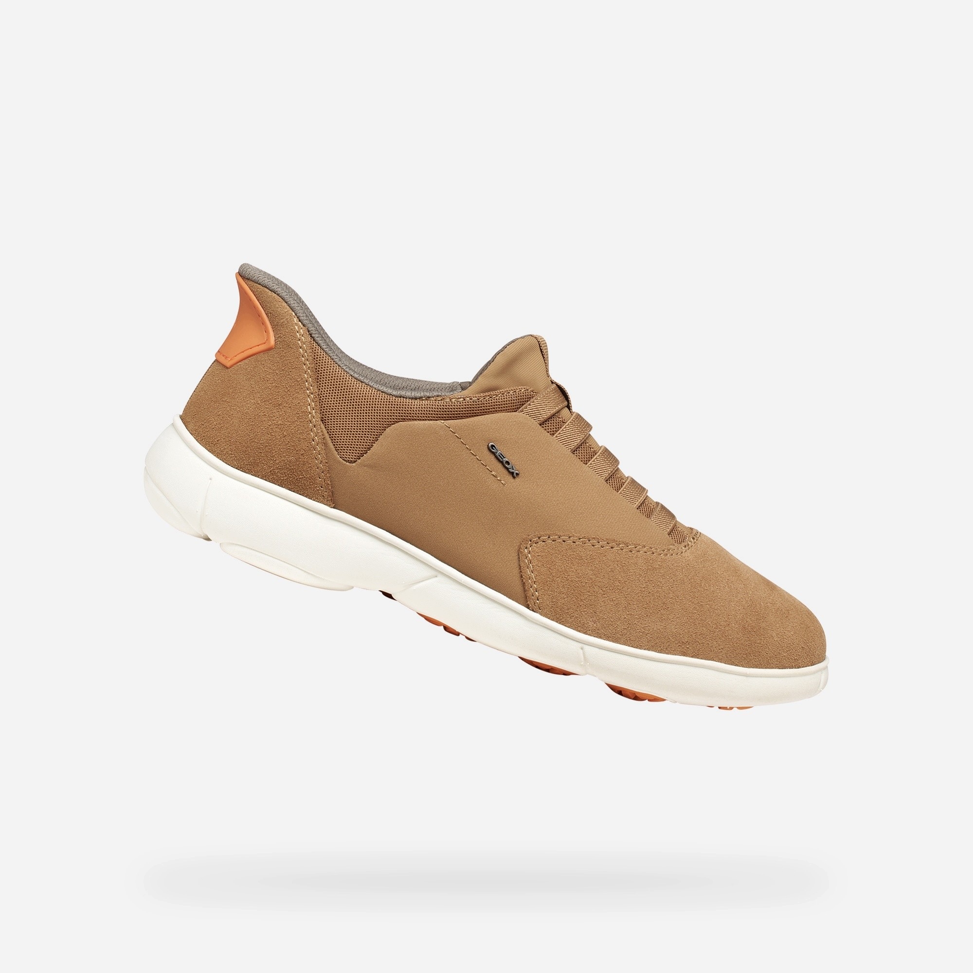 Geox Hnědé pánské tenisky Geox Nebula 2.0 Plus Fast in