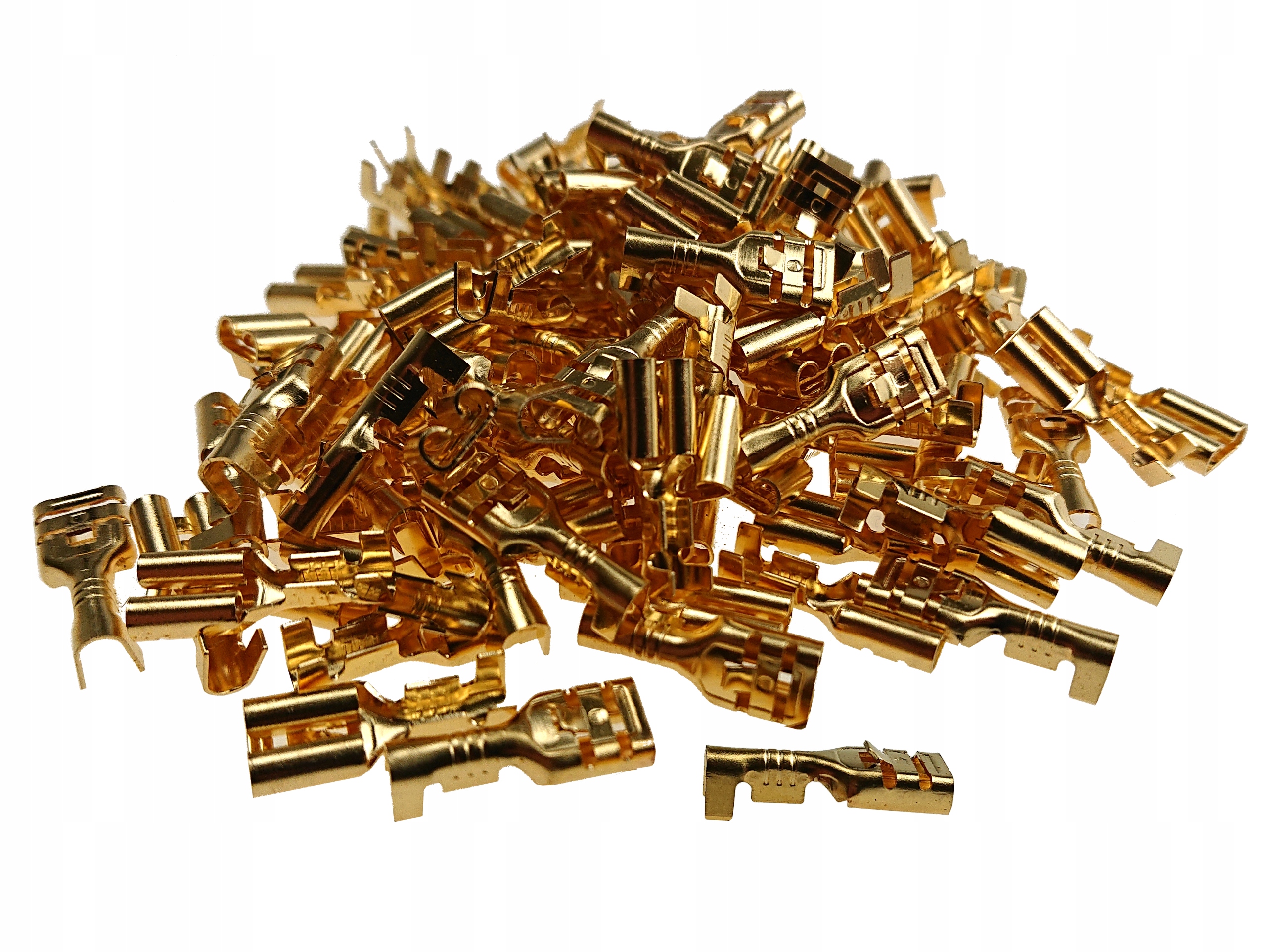 

Konektor Żeński 6,3mm Konektory Nasuwka 100 Szt