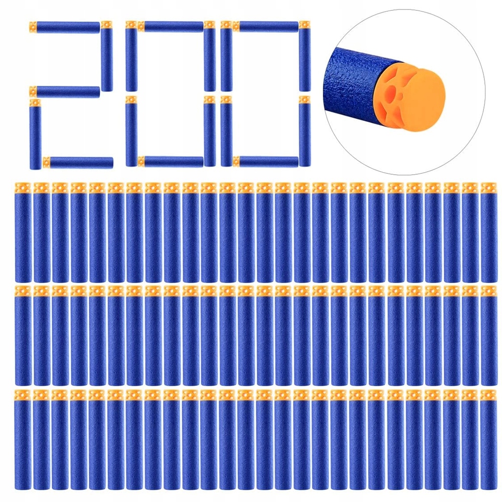 

Strzałki Do Nerf Waffle 200 Sztuk Lepsze Niż Elite