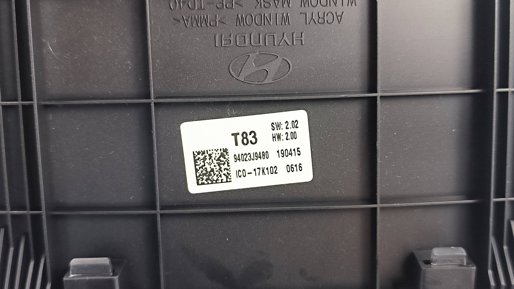 dials clock 94023J9480 HYUNDAI KONA