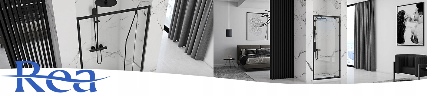 Drzwi Prysznicowe Uchylne Rapid Swing 70 CZARNE Rodzaj drzwi do wnęki