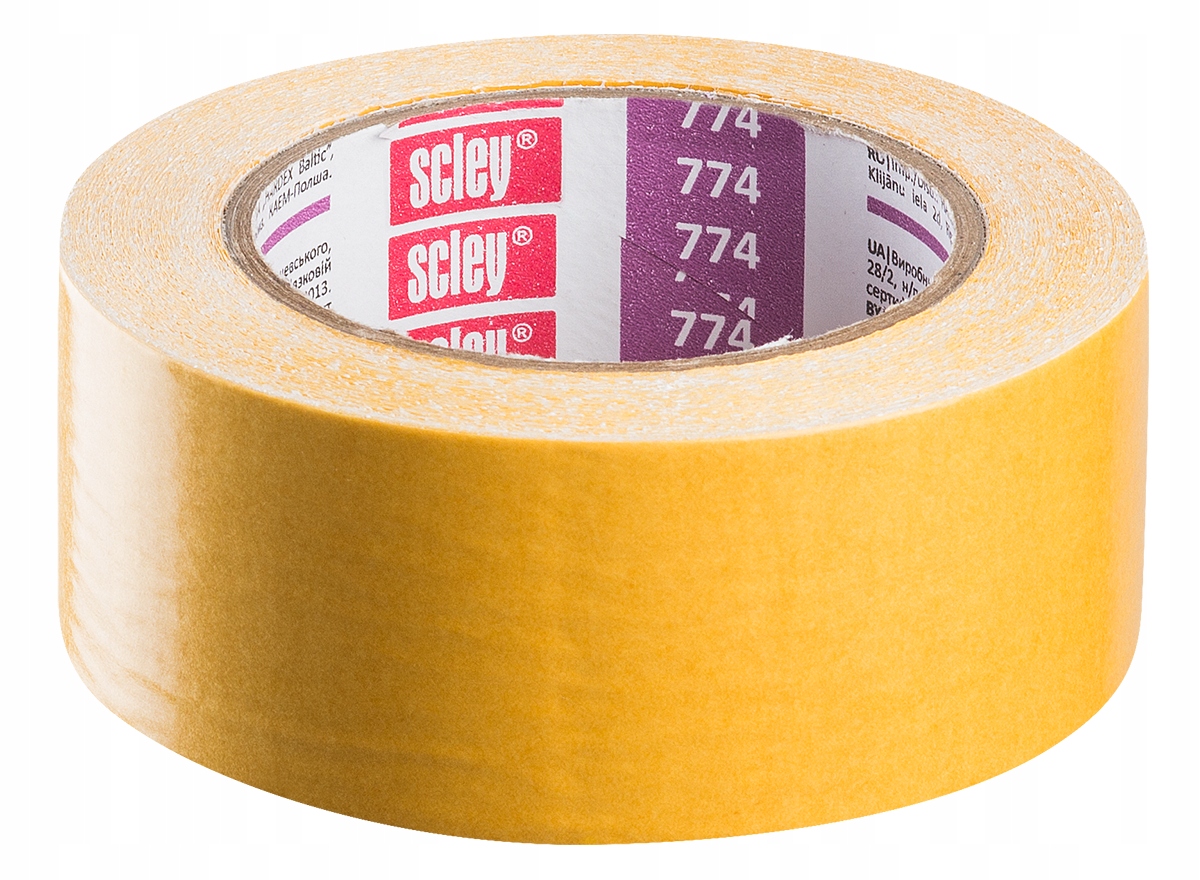 

Taśma dwustronna Scley seria 774 (50mm x 25m)